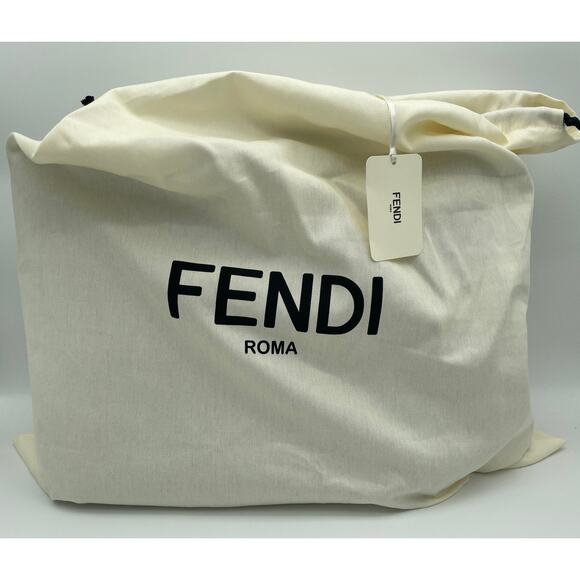 NEW FENDI ROLL LARGE LOGO FF CARRY ALL SHOPPER TOTE BAG NWT AUTHENTIC! - Picture 15 of 15